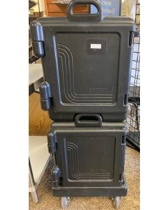 Double Stack Food Warmer on Casters